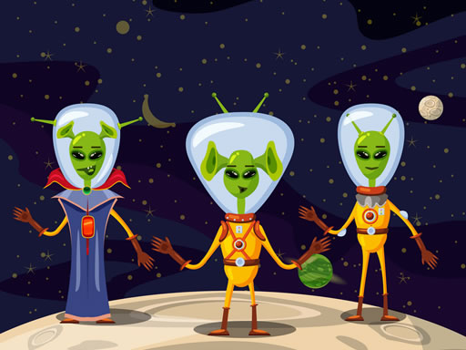 Aliens In Space Hidden - free online Browser game