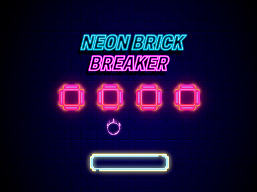 Neon Brick Breaker - free online Browser game