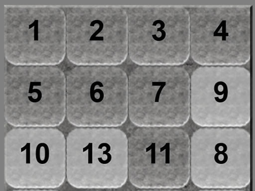 Classic Sliding Numbers - free online Browser game