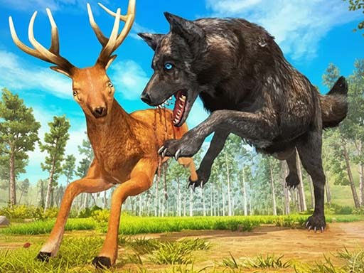 Wolf Simulator Forest Hunt 3D - free online Browser game