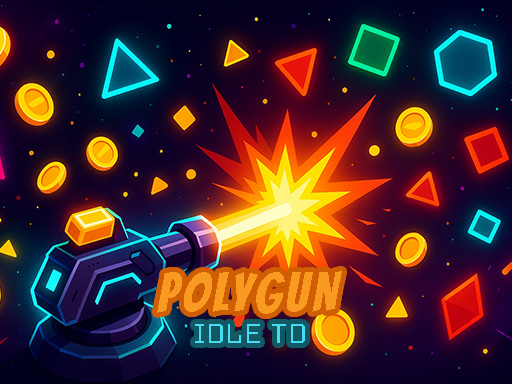 PolyGun: Idle TD - free online Browser game