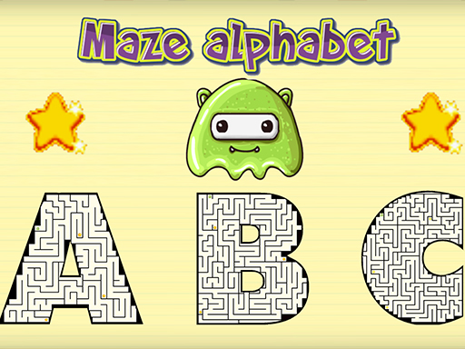 Maze Alphabet - free online Browser game