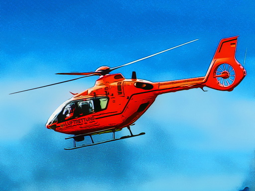 Helicopter Puzzle - free online Browser game