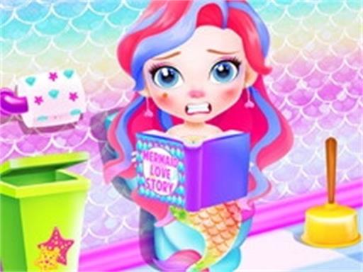 Baby Mermaid Caring Game - free online Browser game