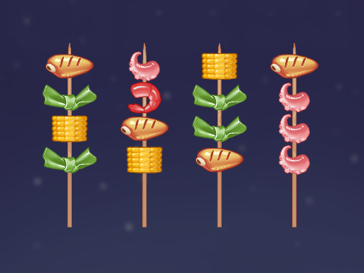 Barbecue Match - free online Browser game