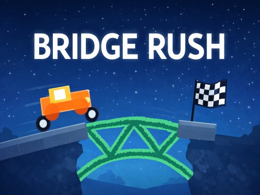 Bridge Rush – Draw Bridge Puzzle Game - free online Browser game