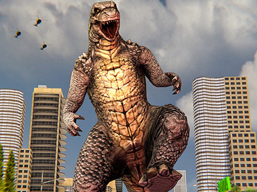 Monster Dinosaur Rampage City Attack - free online Browser game