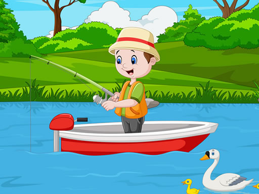 Fishing Jigsaw - free online Browser game
