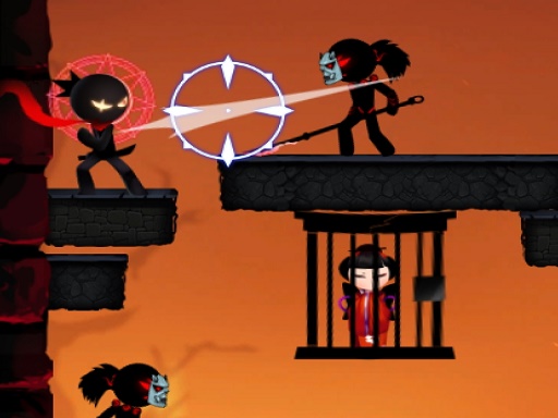 Ninja Stickman Warrior HTML5 - free online Browser game