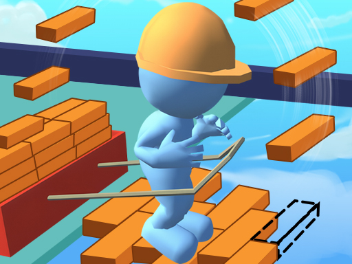 Brick Rush 3D - free online Browser game