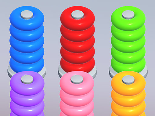 Color Ring Sort - free online Browser game