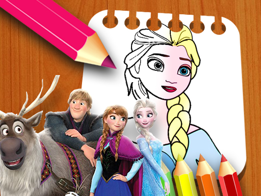 Frozen II Coloring Book - free online Browser game