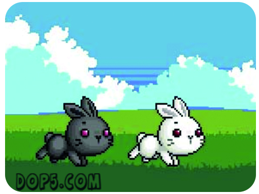 Bu Bunny Two Rabbit - free online Browser game