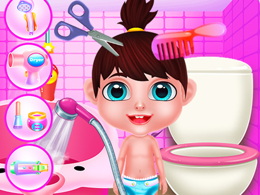 Baby Girl Daily Care - free online Browser game