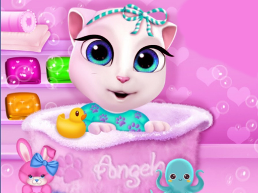 Baby Angela Bathing Time - free online Browser game
