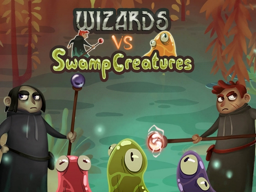 Wizards vs Swamp Creatures - free online Browser game