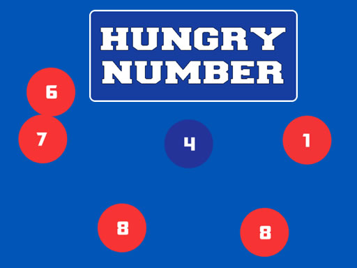Hungry Numbers - free online Browser game