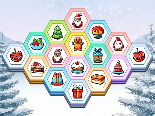 Holiday Hex Sort - free online Browser game