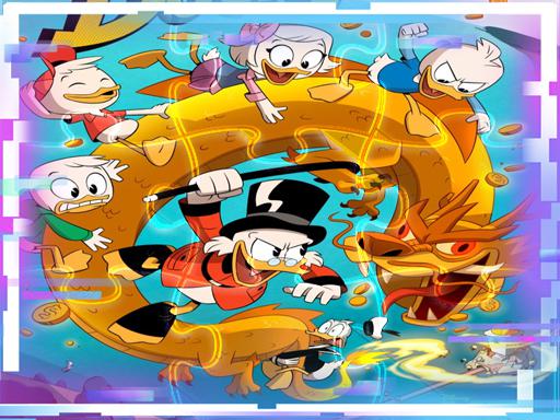 Duck Tales Match 3 Puzzle - free online Browser game