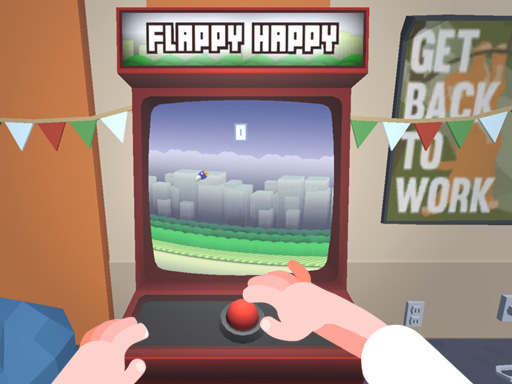 Flappy Happy Arcade - free online Browser game