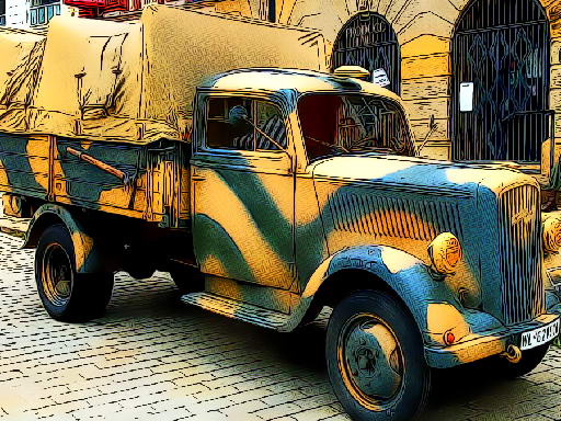 Army Trucks Jigsaw - free online Browser game