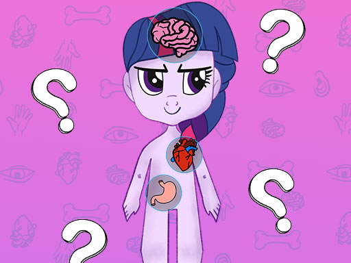 My Little Pony Learning The Body - free online Browser game