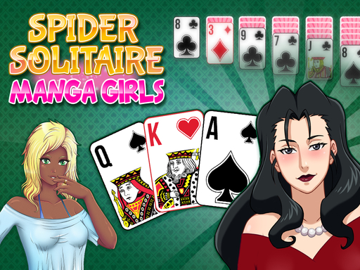 Spider Solitaire : Manga Girls - free online Browser game