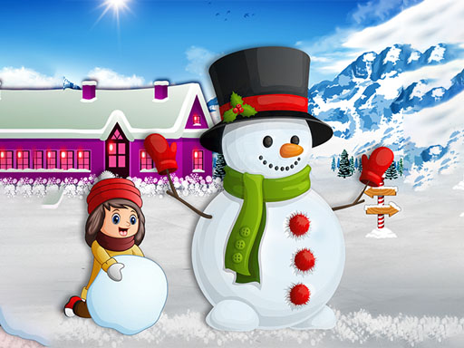 Kids and Snowman Dress Up - free online Browser game