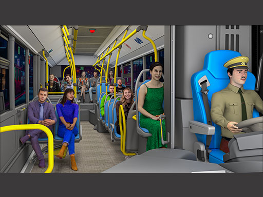 Coach Bus Simulator: City Bus Sim - free online Browser game