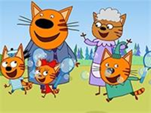 Cat Family Educational Games - Game For Kids - free online Browser game