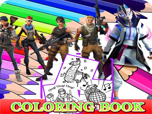Coloring Book for Fortnite - free online Browser game