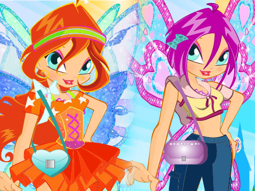 Winx Stylish Dress - free online Browser game