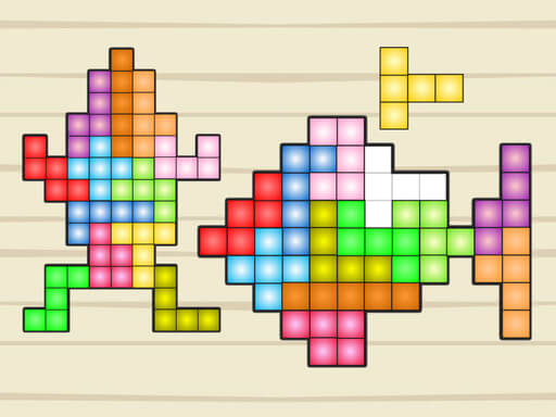 TetraBlocks Mosaic - free online Browser game