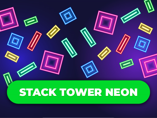 Stack Tower Neon: Keep Blocks Balance - free online Browser game