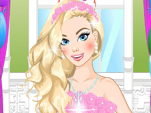 Barbie Birthday Dressup - free online Browser game