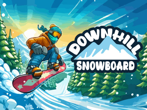 Downhill Snowboard - free online Browser game