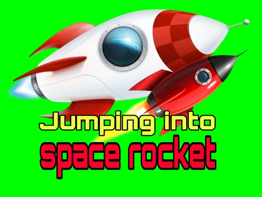 Jumping into space rocket travels in space - free online Browser game