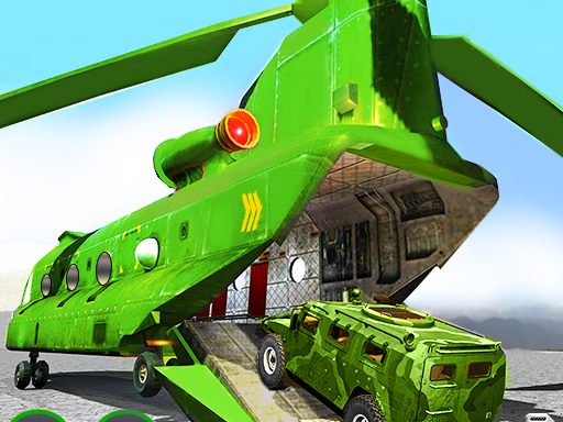 US Army Cargo Helicopter : Flying Simulator - free online Browser game