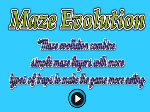 Maze Evolution - free online Browser game