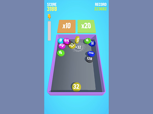 Draughts 2048 - free online Browser game