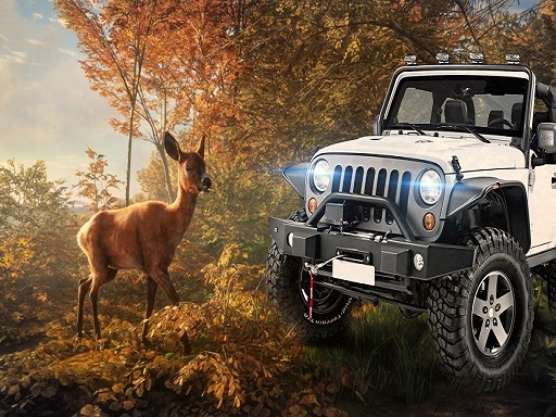 Animal Hunters : Safari Jeep Driving Game - free online Browser game