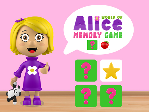 World of Alice Memory Game - free online Browser game