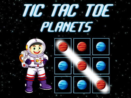 Tic Tac Toe Planets - free online Browser game