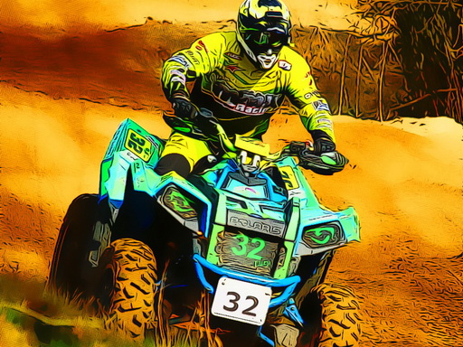 Extreme Quad Bike Jigsaw - free online Browser game