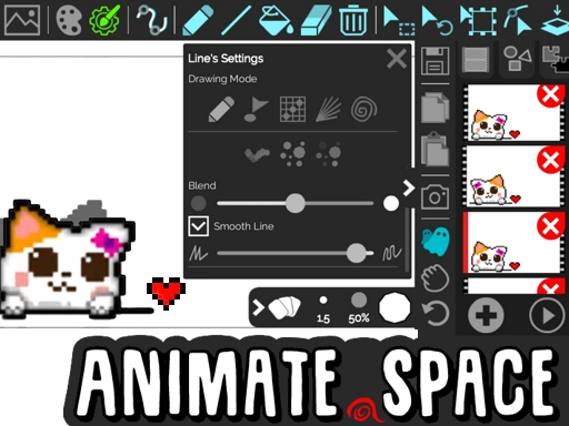 Animate.Space: Create Animated GIF! - free online Browser game