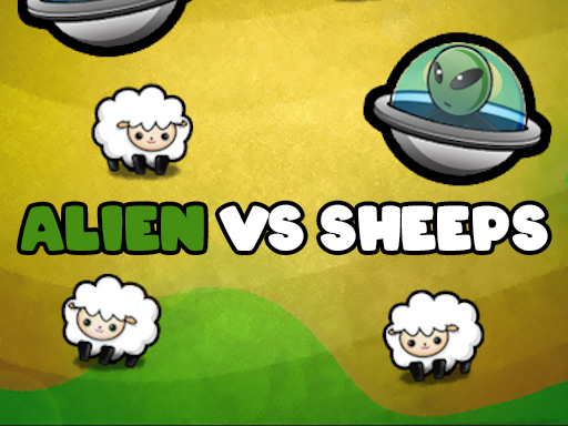 Play Alien Vs Sheep online - game preview